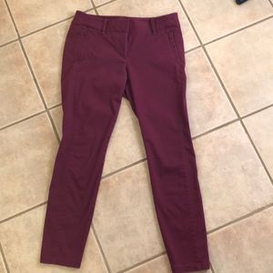 Berry ankle chinos from Loft Outlet - size 4